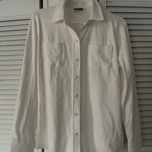 32 Degrees White Button-Up Shirt